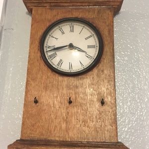 Antique wood clock
